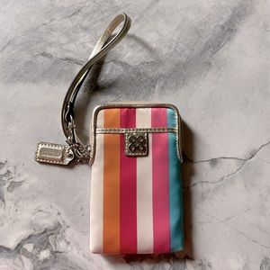 Coach Cell Phone Wristlet